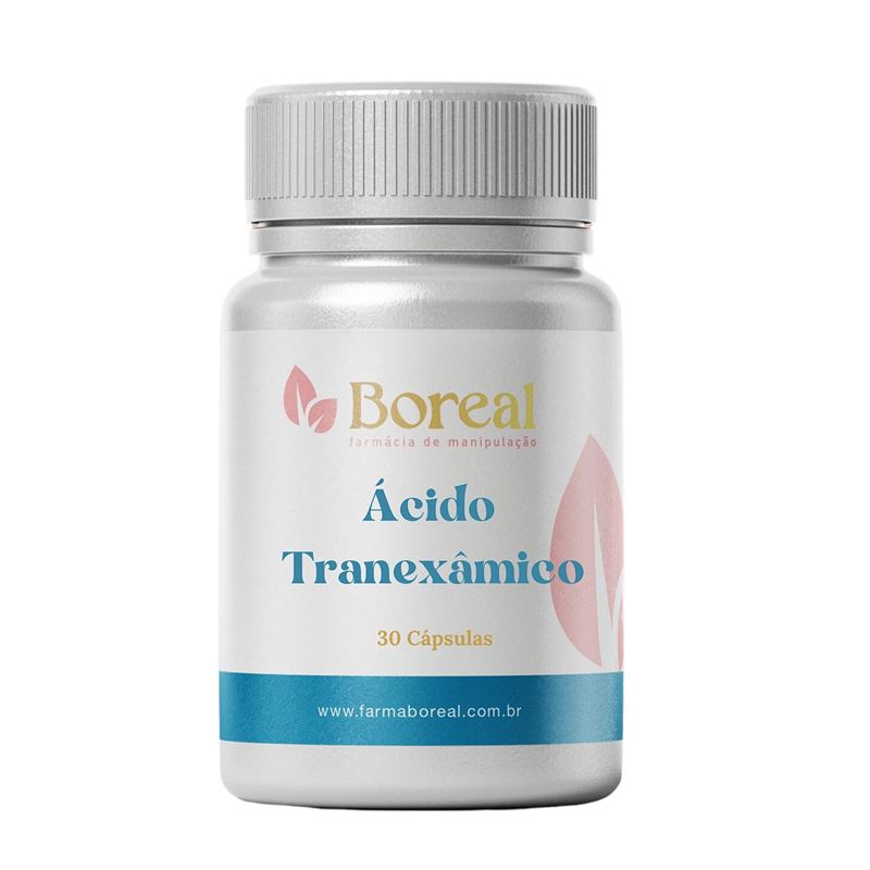 Ácido Tranexâmico 500mg 30 Cápsulas