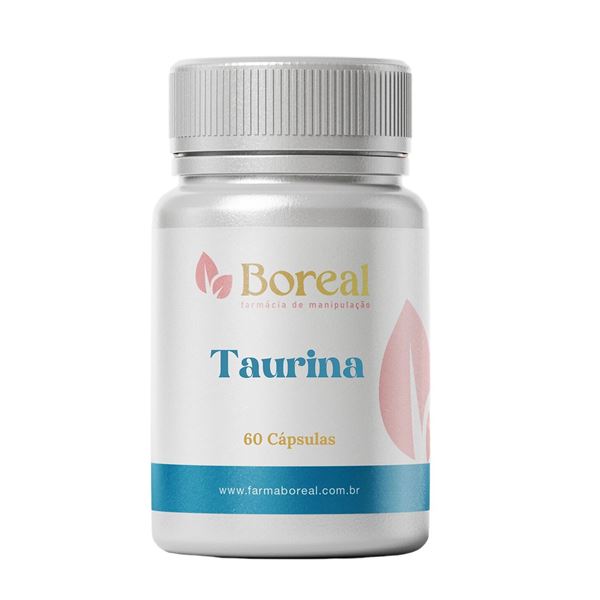 Taurina 500mg 60 Cápsulas Taurina 500mg 60 Cápsulas