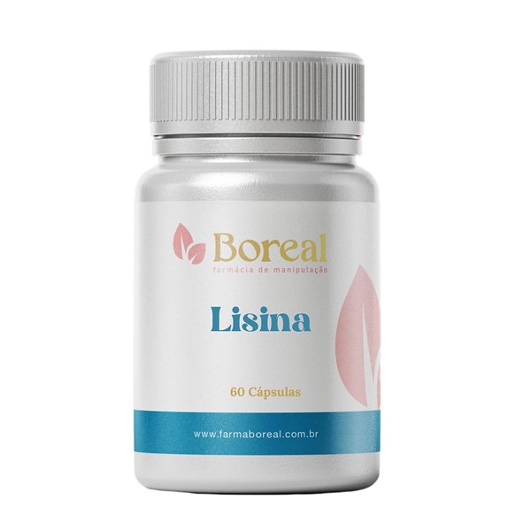 Lisina 500mg 60 Cápsulas Lisina 500mg 60 Cápsulas