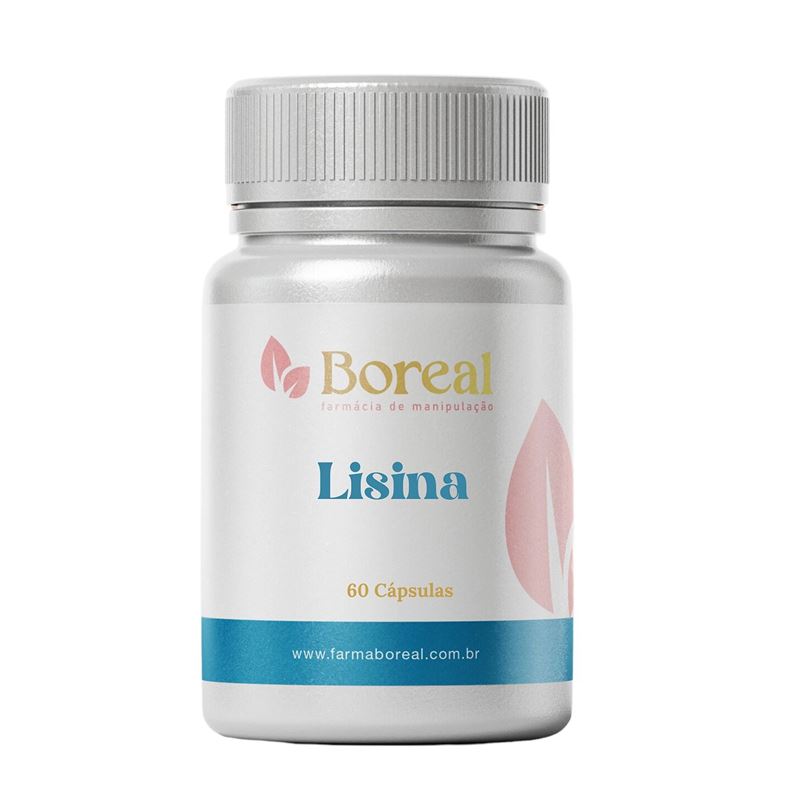 Lisina 500mg 60 Cápsulas